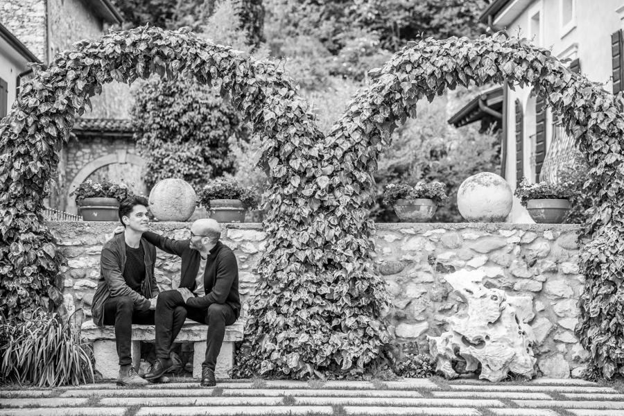LGBT wedding photographer in Verona Same Sex Engagement at Lake Garda – Gay Destination