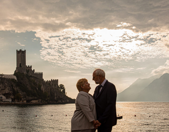 Fotografo personale al castello di Malcesine lago di Garda