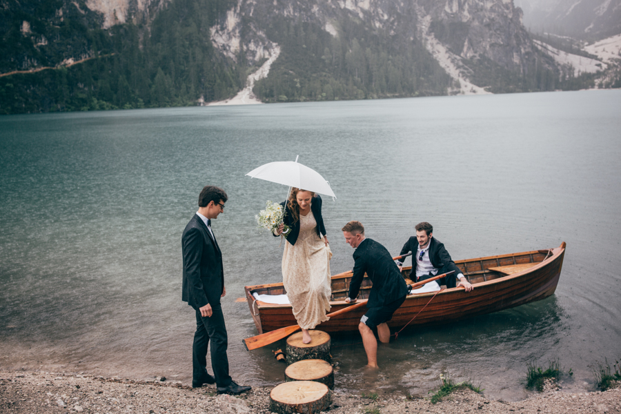Wedding reportage at Lake Braies