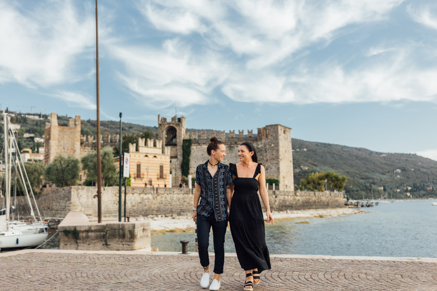 LGBTQ Proposal Engagement Elopement Photography at Lake Garda