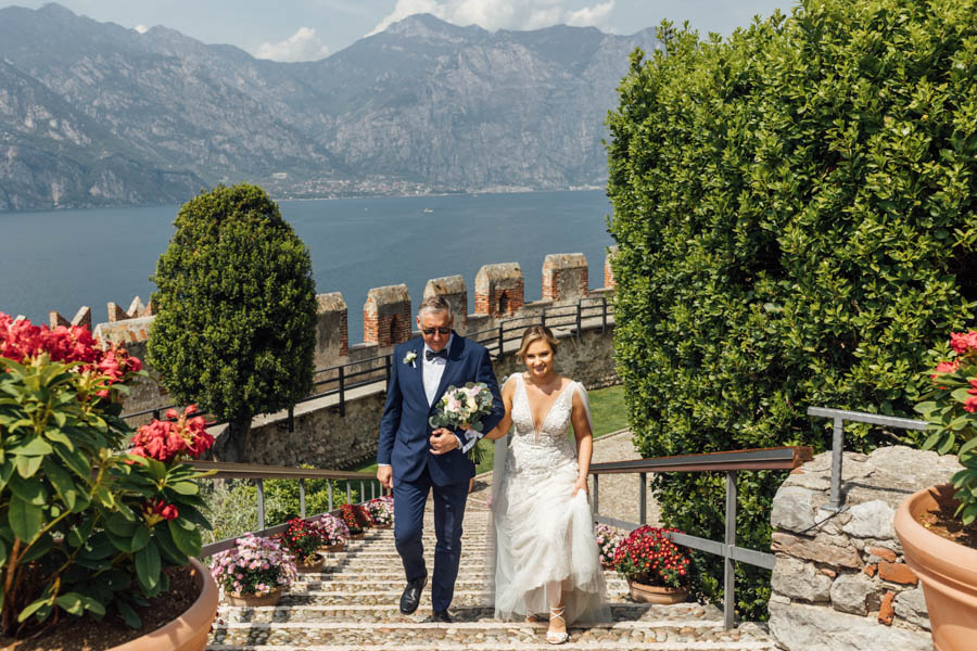 fotografo matrimonio castello Malcesine Lago di Garda